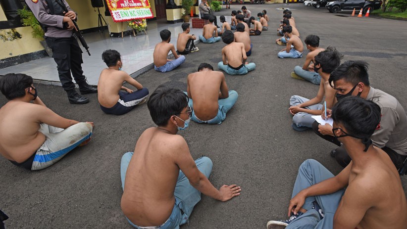 Berkerumun hingga Terlibat Tawuran, 33 Pelajar Diamankan Polisi di Serang - Bagian 1