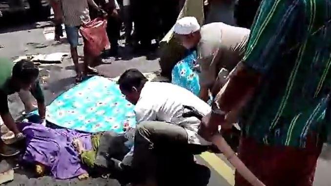 Kecelakaan Maut di Lombok Timur, Suami Istri dan Anak Tewas Terlindas Tronton
