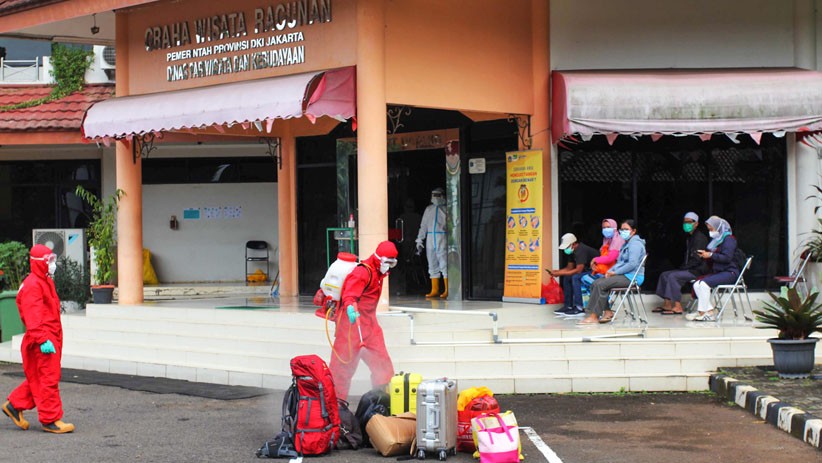 Suasana Isolasi Mandiri Pasien OTG Covid di Graha Wisata Ragunan - Bagian 1