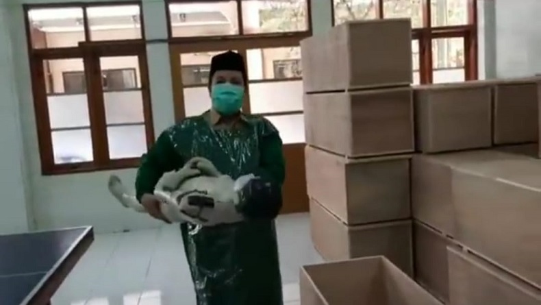 Kasus Covid-19 Meningkat, RSUD Ciamis Siapkan Puluhan Peti Mati