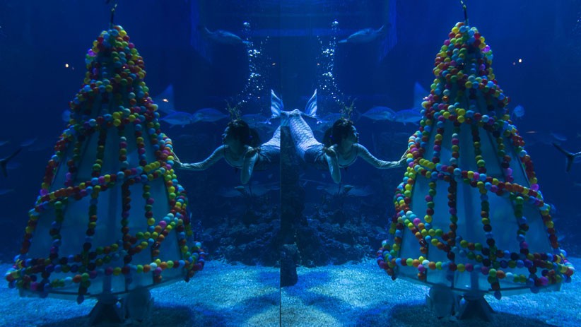 Pertunjukan Dalam Air Sambut Libur Natal dan Tahun Baru 2021 - Bagian 1