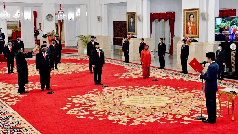 Proses Pelantikan 6 Menteri Kabinet Indonesia Maju - Bagian 2