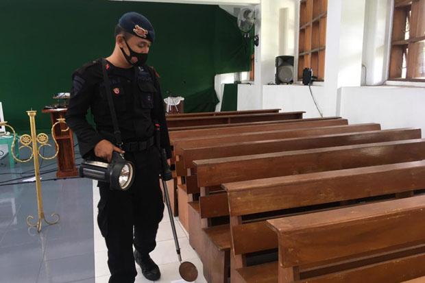 Gereja Besar di Gunungkidul Disterilisasi Tim Gegana 