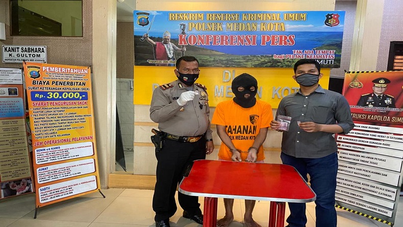 Jual Sabu ke Polisi, Pengedar Sabu di Medan Ditangkap