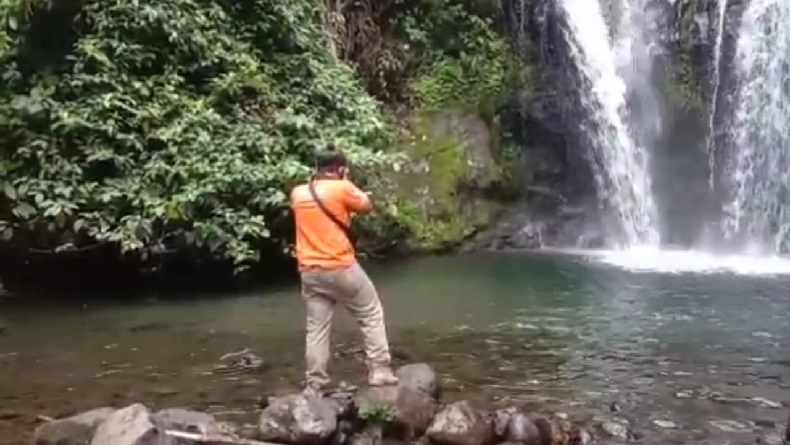 Tertelan Pusaran Air Curug Batu Black, Mahasiswa Tasikmalaya Tewas