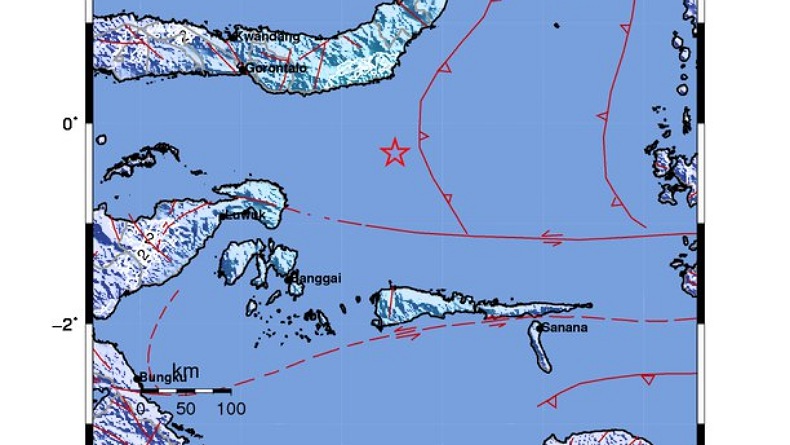 Gempa M5,3 Guncang Bolsel, Tidak Berpotensi Tsunami