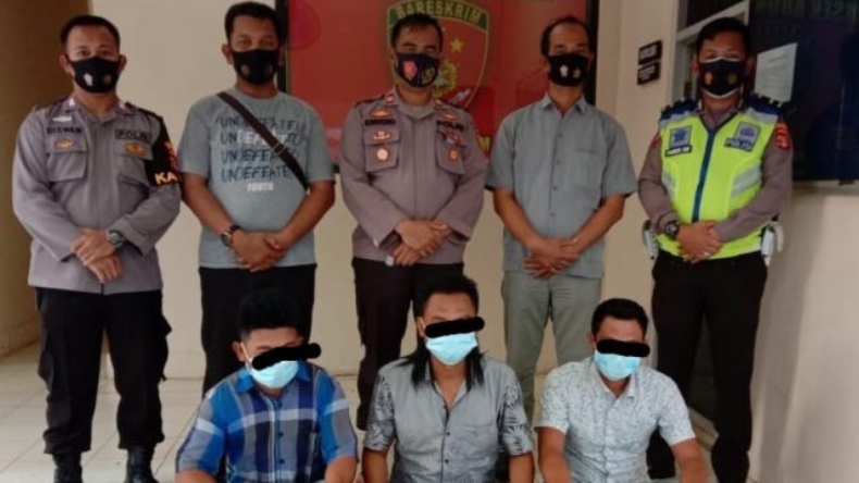 Peras Kades, 3 Oknum LSM di Lampung Utara Diciduk Polisi