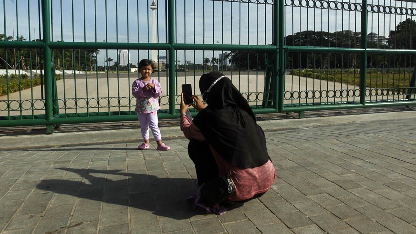 Kawasan Monas Masih Ditutup untuk Umum - Bagian 3