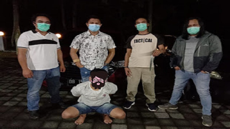 Tim Buser Polres Tomohon Tangkap Pelaku Penikaman di Salah Satu Kafe