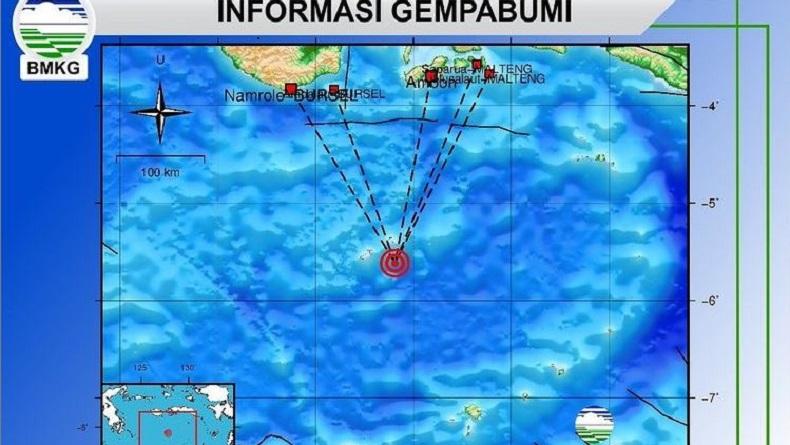Gempa Hari Ini M4,2 Guncang Ambon, Tak Berpotensi Tsunami