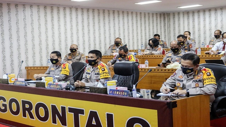 Kapolda Gorontalo Perintahkan Jajarannya Bertindak Tegas pada Pelanggar Prokes