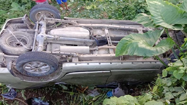 Minibus Terjun ke Jurang Sedalam 1,5 Meter di Talaud, 1 Orang Tewas 7 Luka-luka 