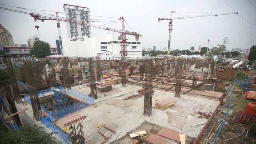 Pembangunan Pasar Senen Jaya Blok I dan II Rampung April 2021 - Bagian 1