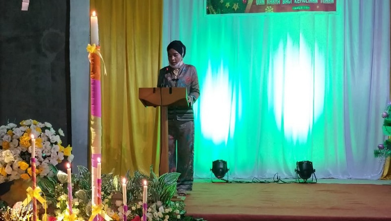 Dinas Pendidikan Taliabu Gelar Natal Bersama, Kadis: Nataru saat Pandemi merupakan Ujian dari Tuhan