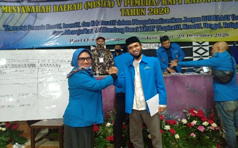 Musda V Tetapkan Iip Saripudin Ketua DPD KNPI KBB Periode 2021-2024