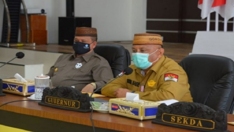 Gubernur Gorontalo Rusli Habibie Imbau Anggota DPRD Ikut Swab Test