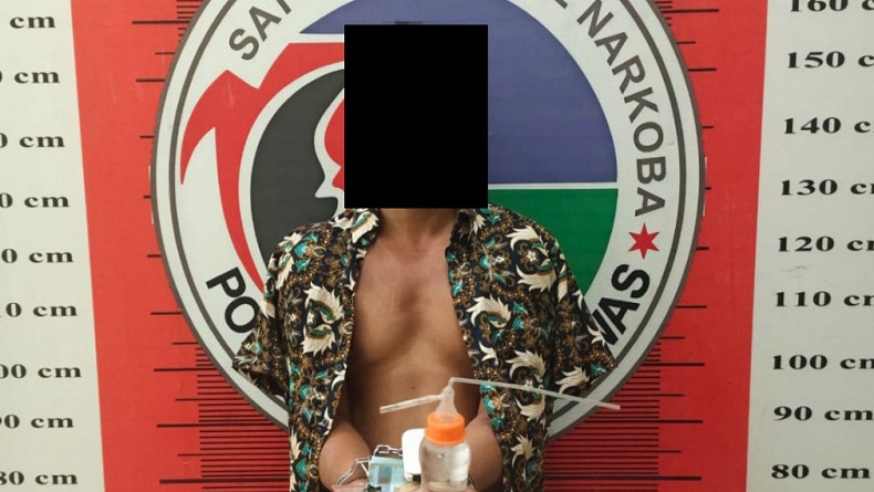 Kedapatan Bawa Sabu, Pemuda asal Riau Ditangkap di Palas