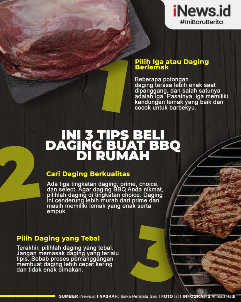 3 Tips Memilih Daging Berkualitas untuk Barbekyu Tahun Baru