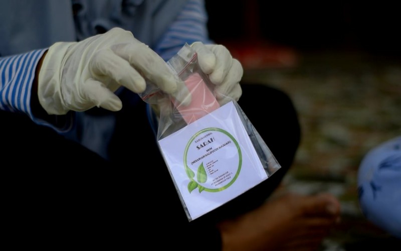 Ibu-Ibu di Prabumulih Ciptakan Sabun Herbal dari Minyak Bekas
