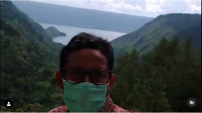 Sebut Danau Toba Tak Kalah dengan Grand Canyon, Sandi: Jangan ke Luar Negeri Terus Bro!