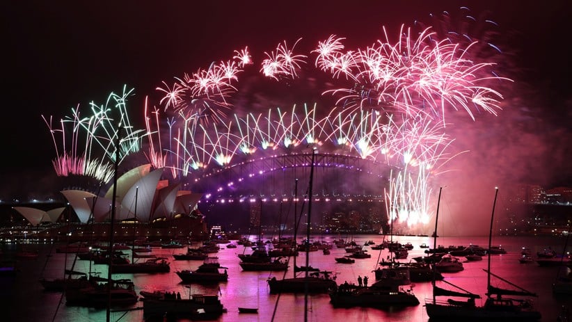 Pesta Kembang Api, Tanda Tahun Baru 2021 di Australia