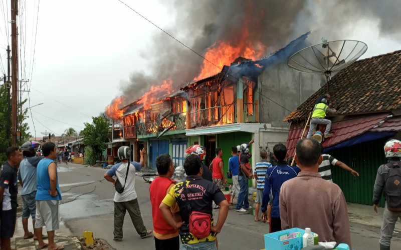 Kebakaran di Hari Terakhir 2020, 6 KK Kehilangan Tempat Tinggal 