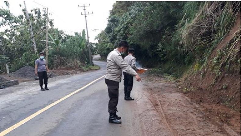 Bawa Kendaraan dalam Kondisi Mabuk, Pengendara Motor di Tahuna Kecelakaan Tunggal