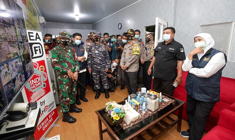 Aktivitas Padat, Asal Penularan Covid-19 Gubernur Jatim Khofifah Belum Terlacak  