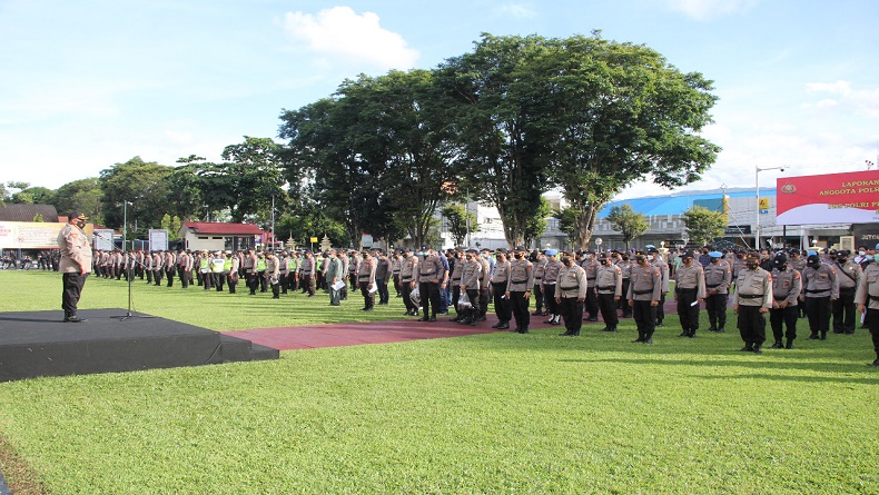 Malam Tahun Baru Polda Sulut Turunkan 451 Personel Disebar di 16 Titik di Manado