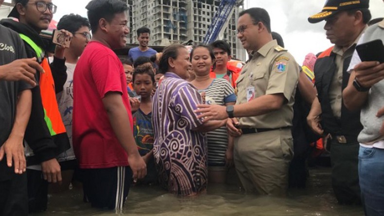 Kapan Banjir Jakarta Selesai? Anies: Tunggu Permukaan Air Laut Surut