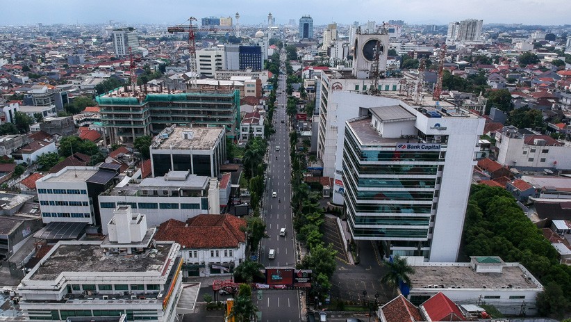 Libur Tahun Baru, Arus Lalu Lintas Kota Bandung Sepi  - Bagian 1