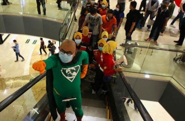 Perkenalkan New Man Surabaya, Super Hero Ikon Protokol Kesehatan