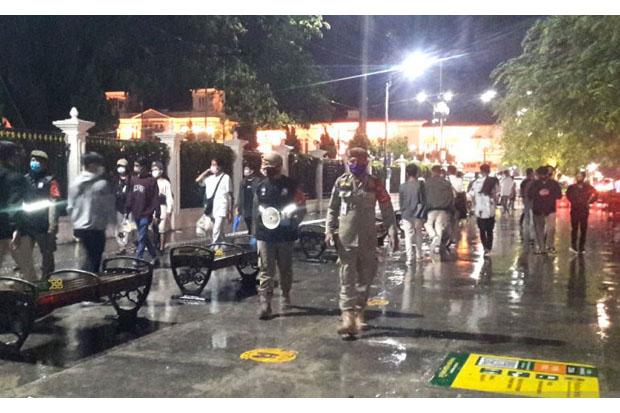 Satpol PP Kota Yogya Sebut Kerumunan Malam Tahun Baru Cepat Terurai