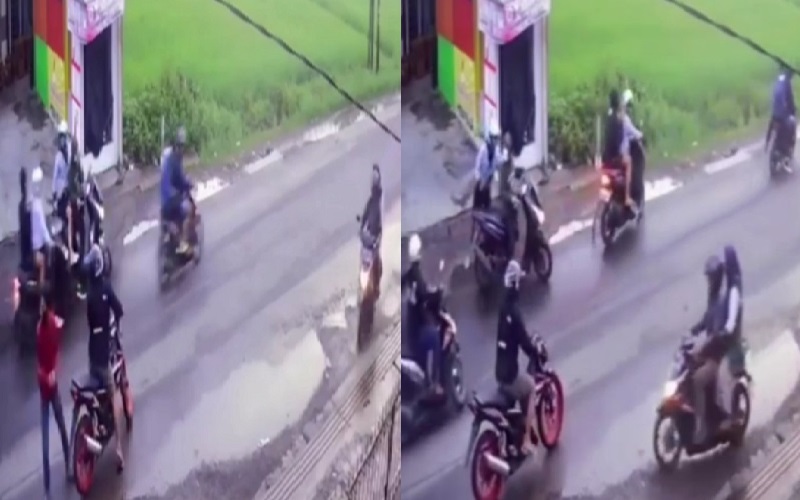 Brutal, 20 Anggota Geng Motor Keroyok 1 Remaja di Tasikmalaya, Korban Terluka Parah