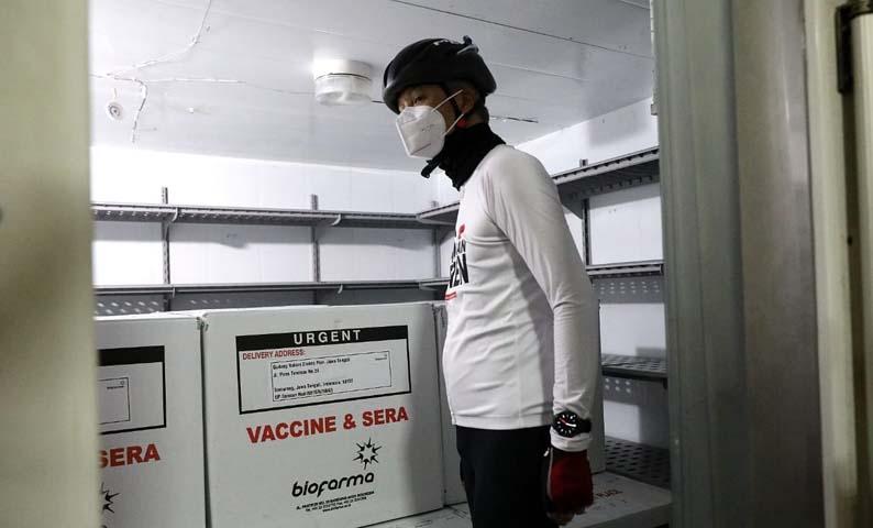  62.560 Vaksin Sinovac Tiba di Jateng, Ganjar: Proses Vaksinasi Mulai 14 Januari 