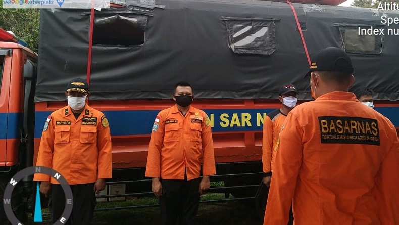 title Cari Remaja Hanyut di Bolmut, Tim SAR Sisir Sungai dengan Perahu Karet Cari Remaja Hanyut di Bolmut, Tim SAR Sisir Sungai dengan Perahu Karet