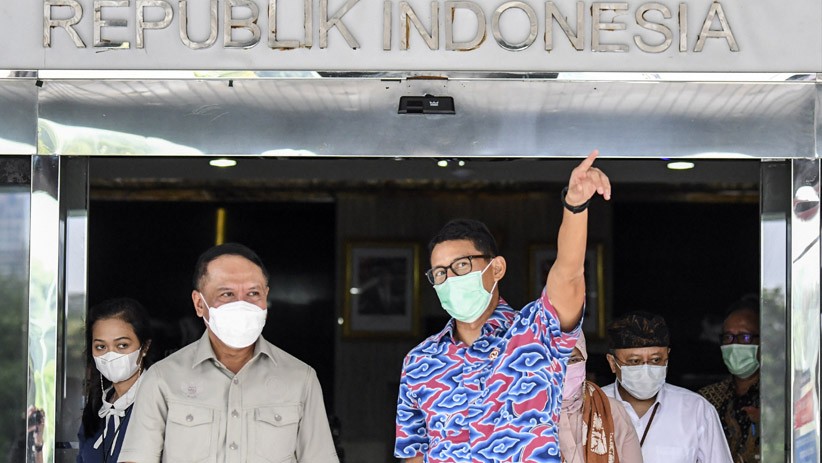 Sandiaga Uno Bertemu Zainudin Amali Bahas Pengembangan Sport Tourism - Bagian 2