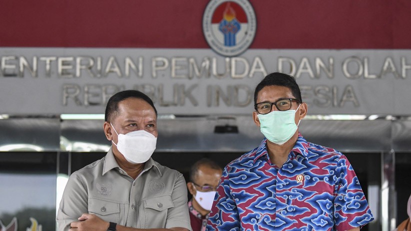 Sandiaga Uno Bertemu Zainudin Amali Bahas Pengembangan Sport Tourism - Bagian 4