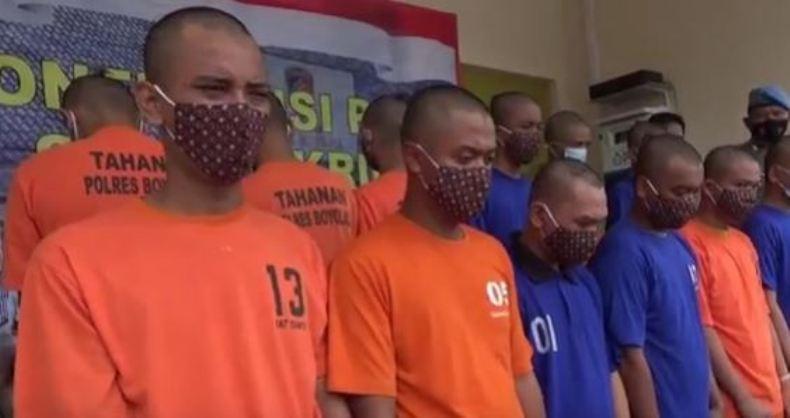 Terlibat Aksi Begal di Soloraya, 12 Anggota Geng Motor Ditangkap 