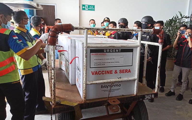 6.280 Dosis Vaksin Covid-19 Tiba di Babel
