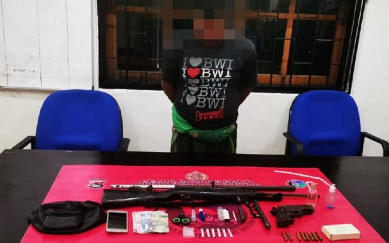 Gerebek Pesta Sabu di Warung Remang-Remang, Petugas Temukan 2 Senjata Rakitan