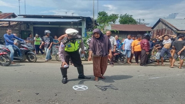 Tabrakan Maut 2 Sepeda Motor di Simalungun, 1 Tewas
