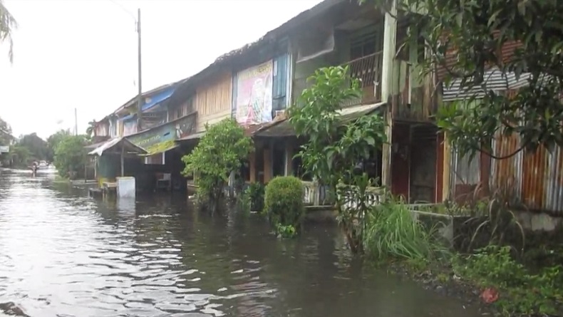 Medan Labuhan Terendam Air usai Diguyur Hujan 6 Jam Lebih