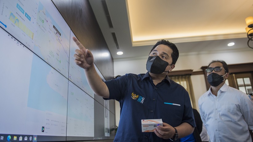 Erick Thohir Pantau Pengiriman Vaksin Covid-19 ke Seluruh Indonesia - Bagian 1