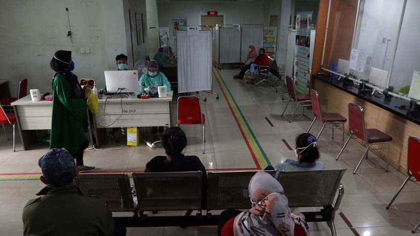 Suasana Puskesmas Pesanggrahan Jelang Kedatangan Vaksin Covid-19 - Bagian 1