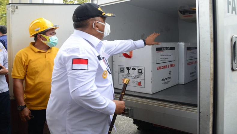 9.760 Vaksin Sinovac Tiba di Gorontalo