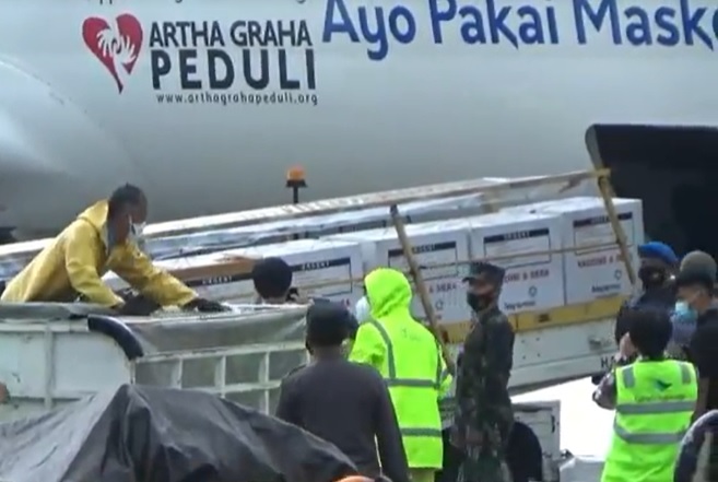 Tahap Kedua, 20.000 Dosis Vaksin Sinovac Tiba di Bali