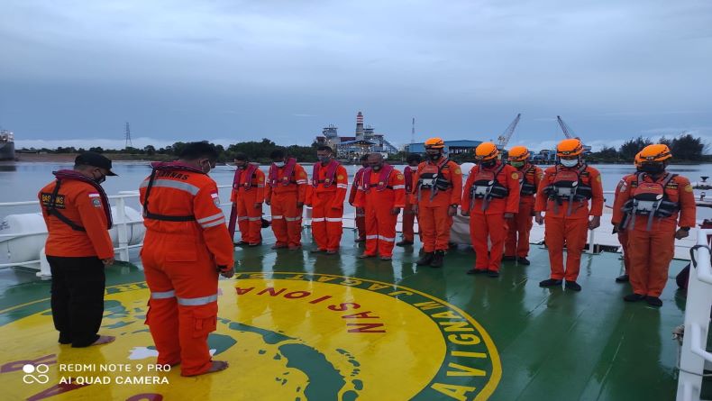 Sriwijaya Air Hilang Kotak, Basarnas Pangkalpinang Kirim KN SAR Karna ke Laut Jawa