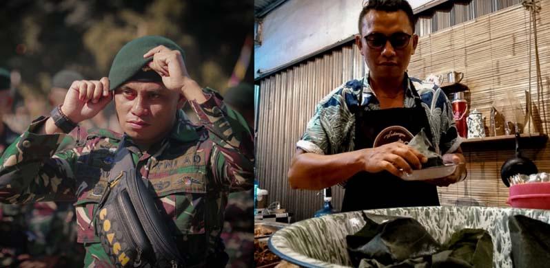 Kisah Inspiratif Prajurit Raider: Siang Berjibaku Latihan Tempur, Malam Berjualan Wedangan