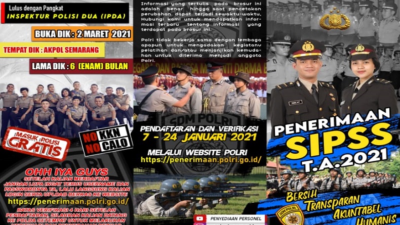Polda Sulut Buka Penerimaan Anggota Polri Jalur SIPSS 